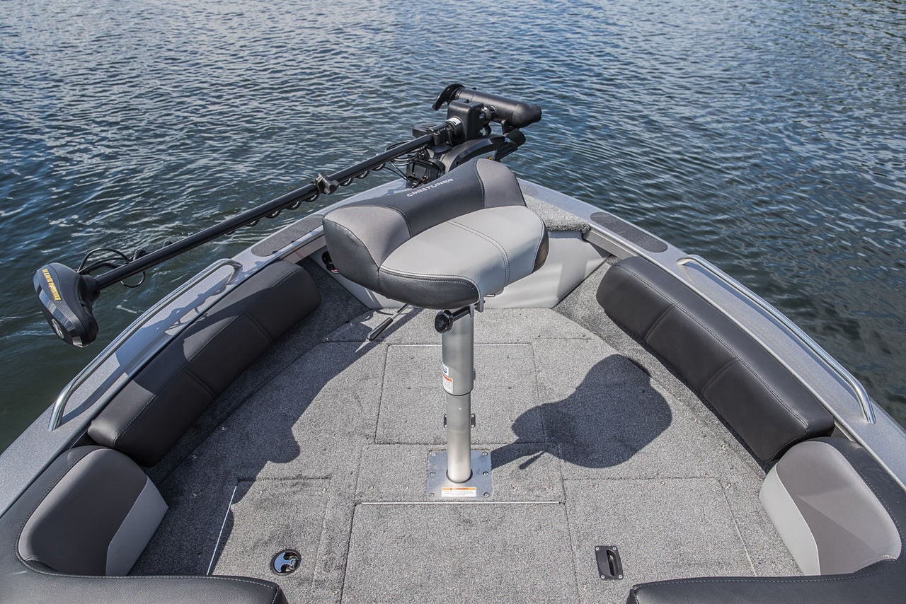 Crestliner high Butt seat detail image